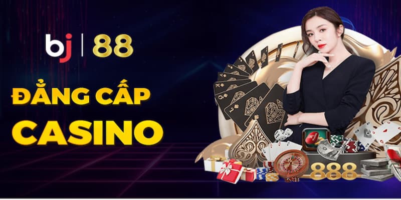Các trò chơi nổi bật tại sảnh Casino nhà cái BJ88