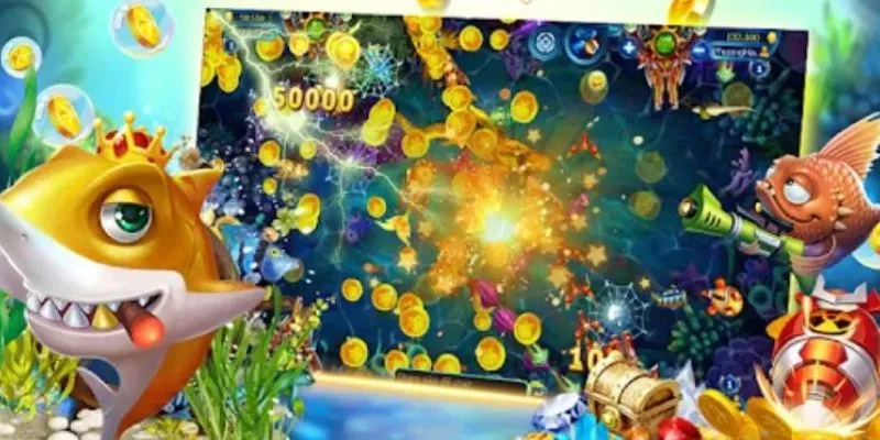 Nhiều tính năng nổi bật trong game bắn cá