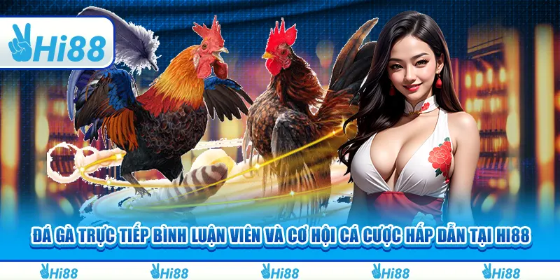 Đá Gà Trực Tiếp Bình Luận Viên Và Cơ Hội Cá Cược Hấp Dẫn Tại Hi88