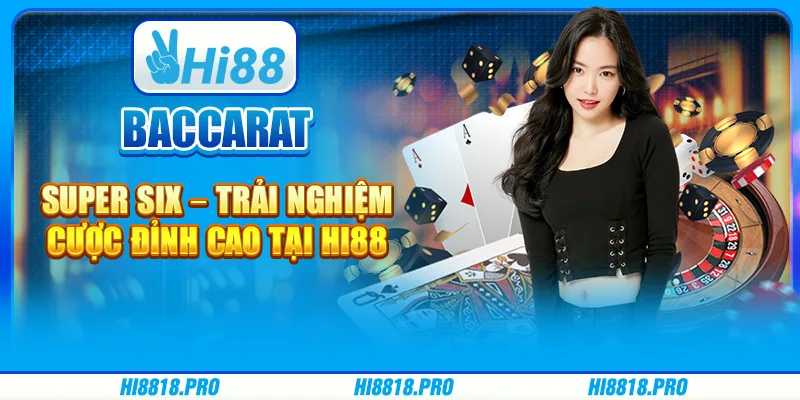 Baccarat Super Six – Trải Nghiệm Cược Đỉnh Cao Tại Hi88