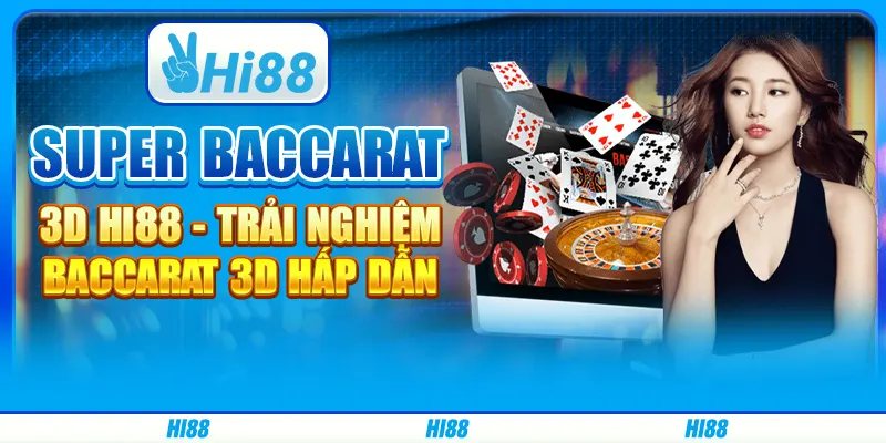 Super Baccarat 3D Hi88 - Trải Nghiệm Baccarat 3D Hấp Dẫn
