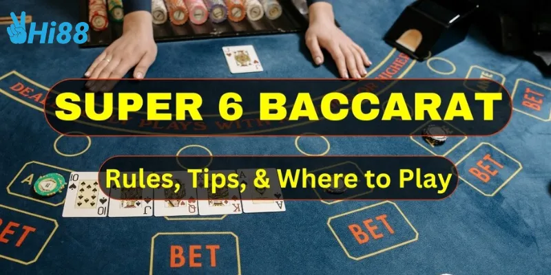 Sự khác biệt của Baccarat Super Six với phiên bản còn lại